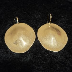 Robert Lee Morris Shimmering Gold Earrings